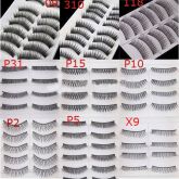 Caixa com 10 pares de cílios postiços Vários Modelos